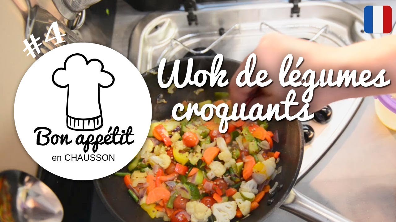 Wok aux légumes croquants - Bon appétit en Chausson #4