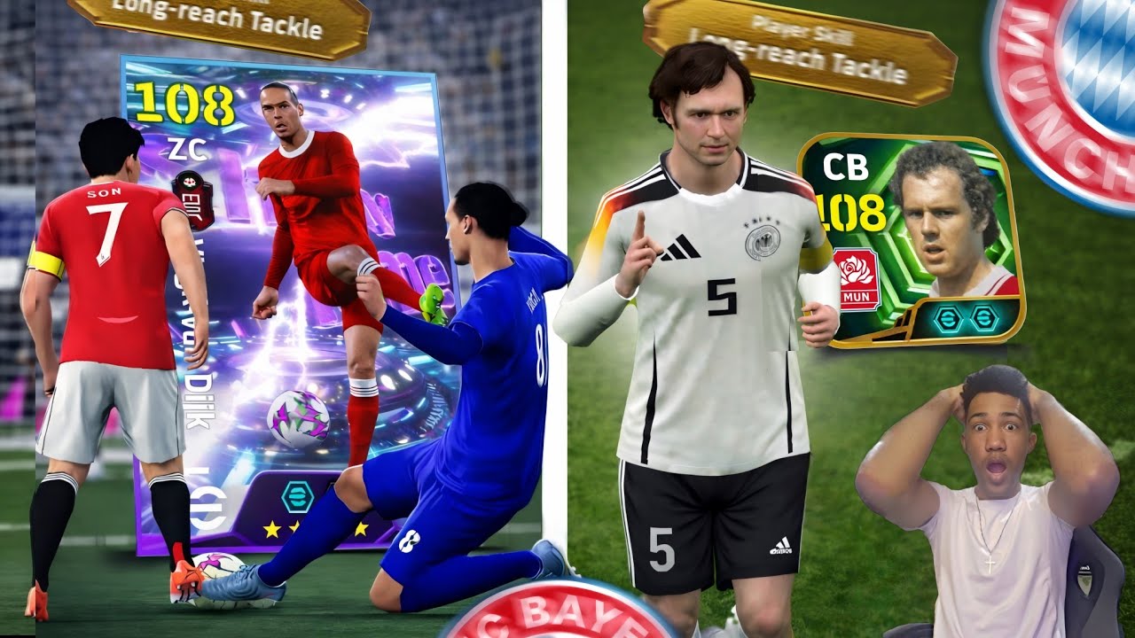 Beckenbauer e Vandjk Dupla de zaga INJUSTA no eFootball 2026 Mobile