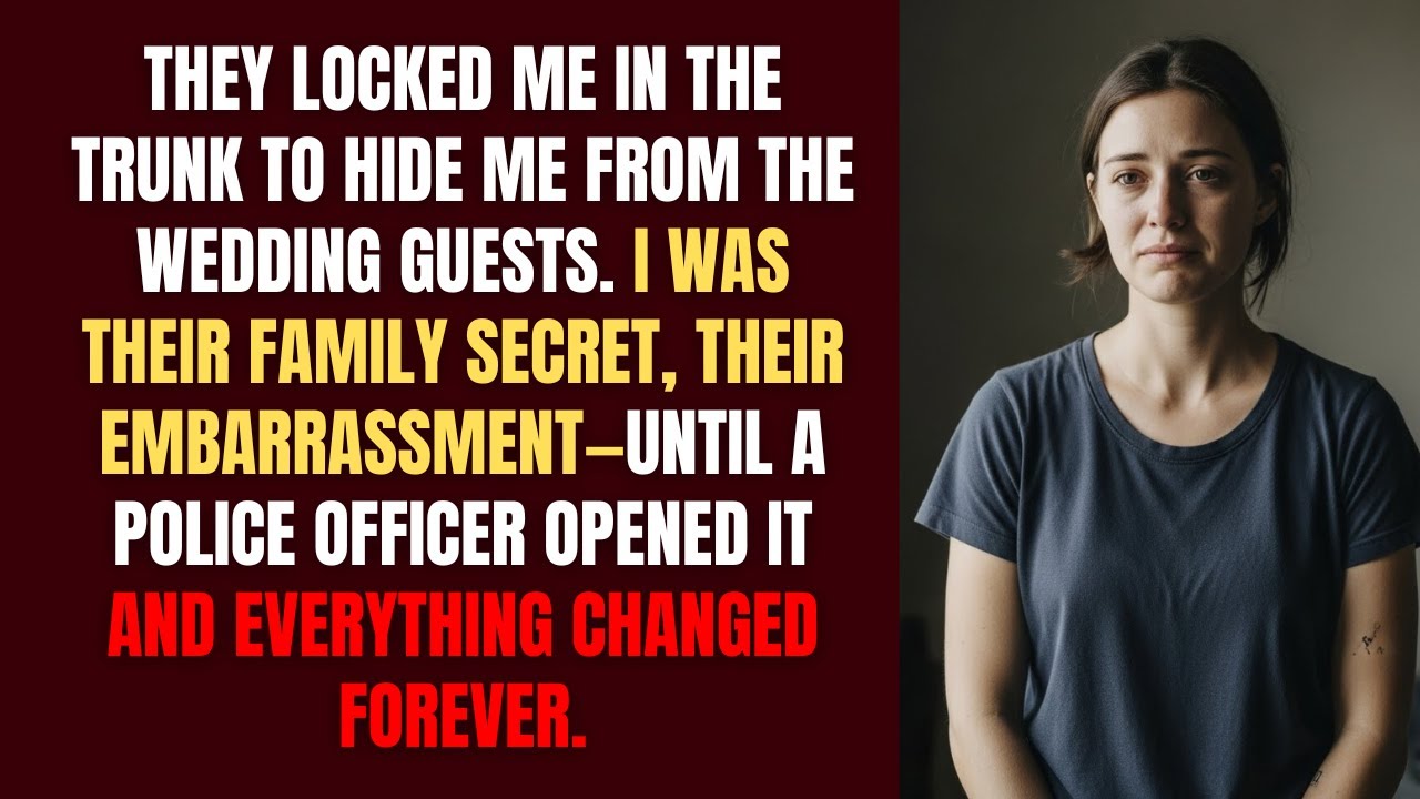 They hid me in the trunk so I wouldn’t “cause a scene” — until a police checkpoint opened it