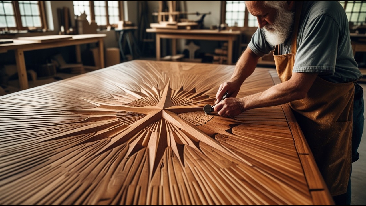 The Level Of Detail On This Carved Table Is UNBELIEVABLE!