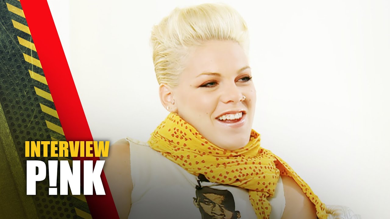 P!nk in 2003 about the release of her second album 