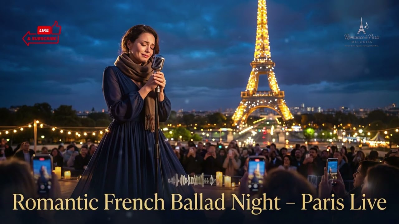 French Love Ballads at Midnight – Romantic Songs from the Heart of Paris