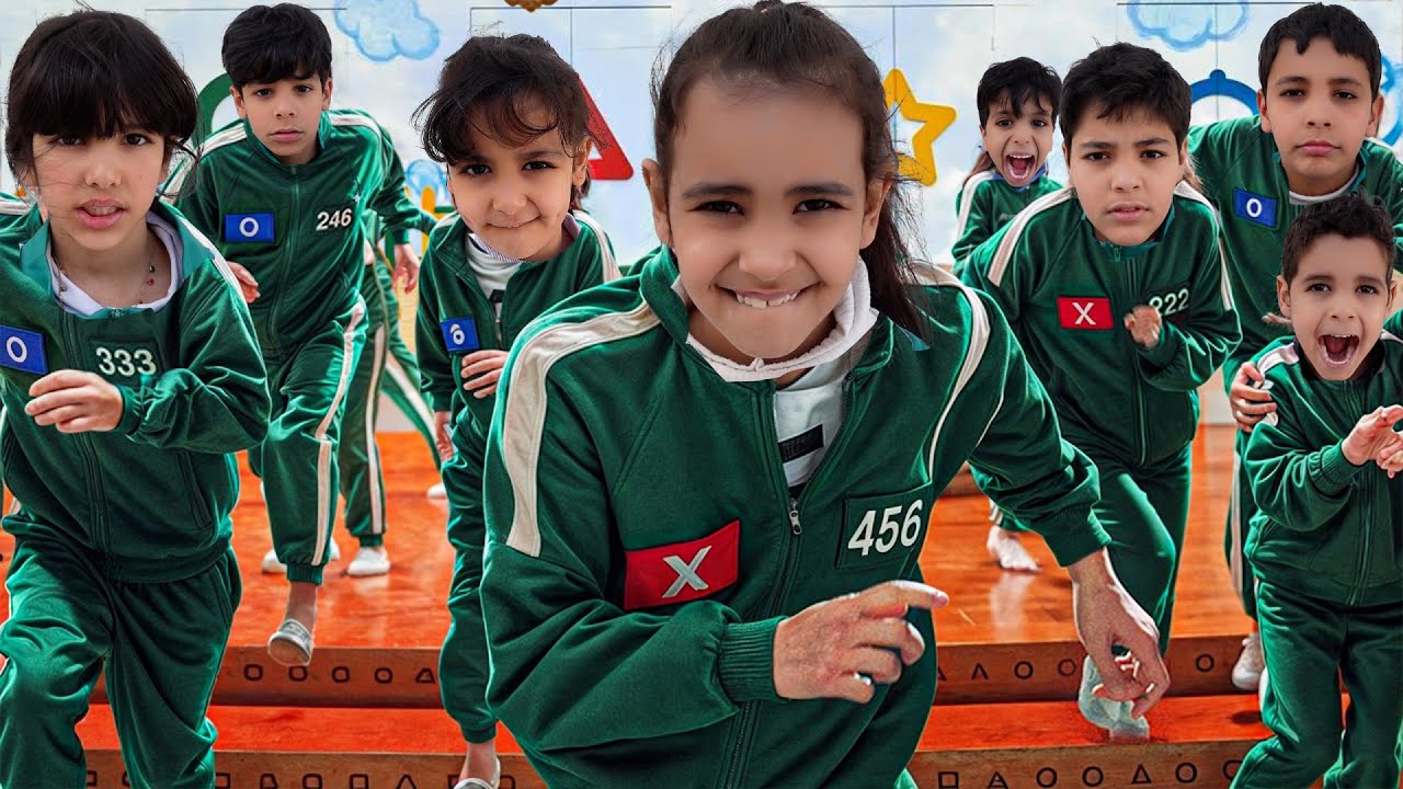 لعبة الحبار الجزء الثاني في الواقع مع شفا و ميمي والاصدقا ! squid game