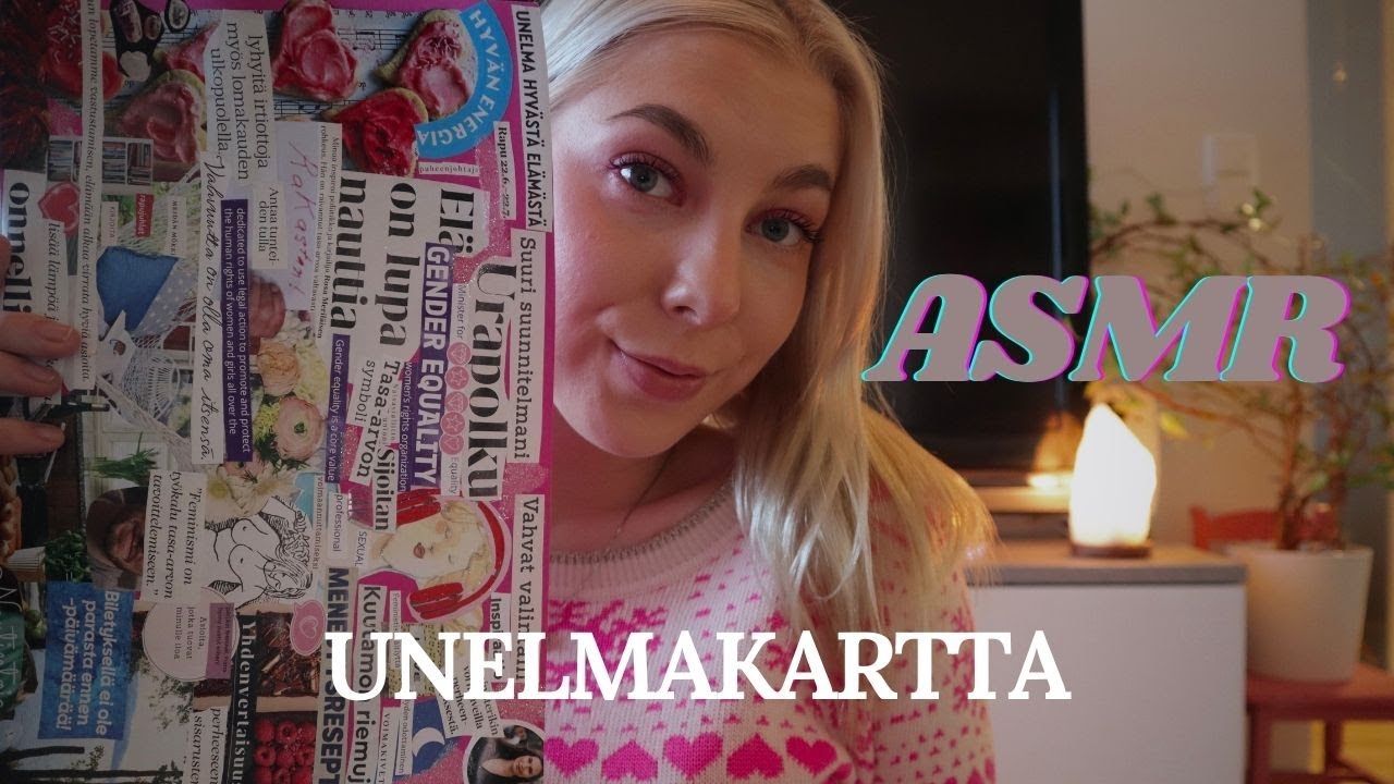 ASMR SUOMI – Unelmakartan tekeminen ✨💕 Mitä, miksi, miten?