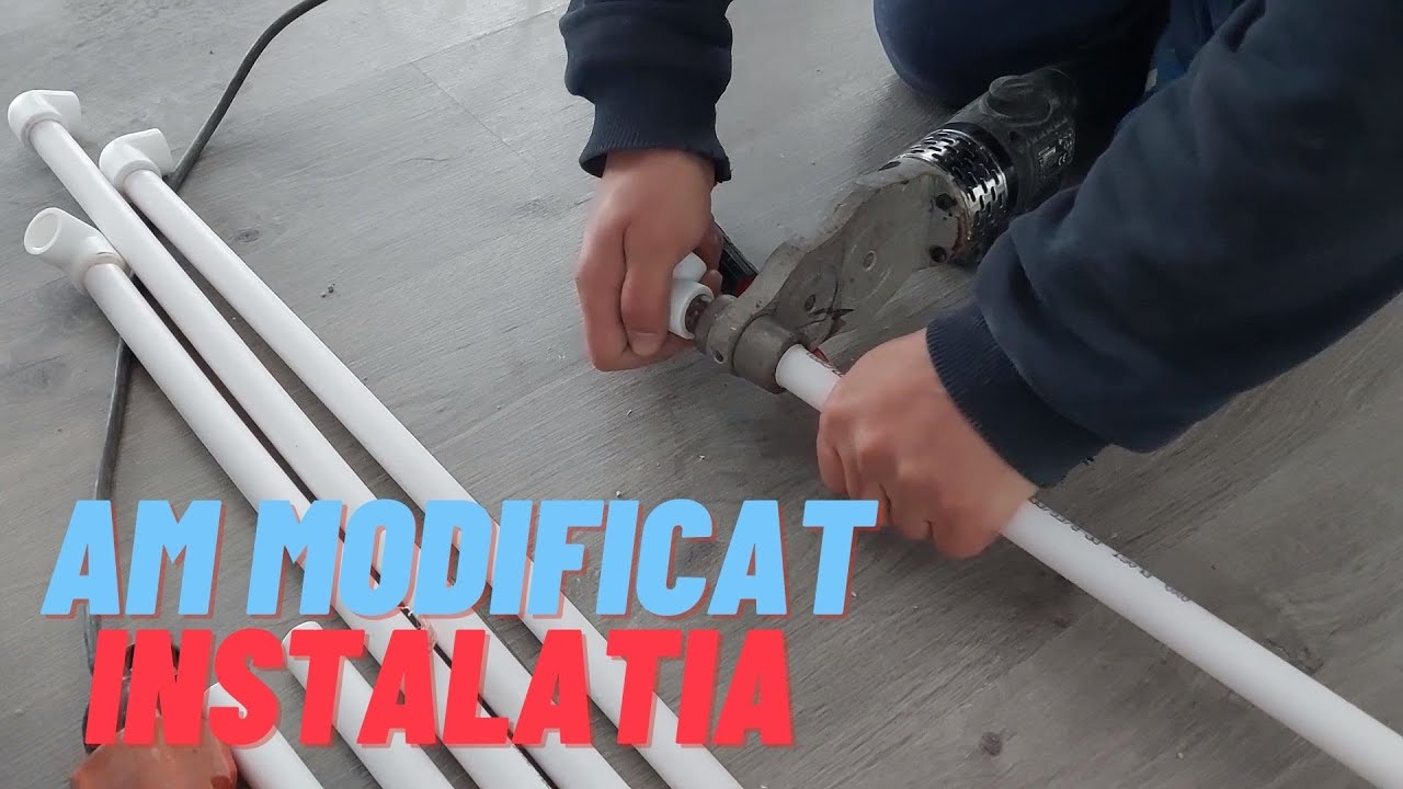 Cum se lipesc tevile din PPR. Vlog instalatii.
