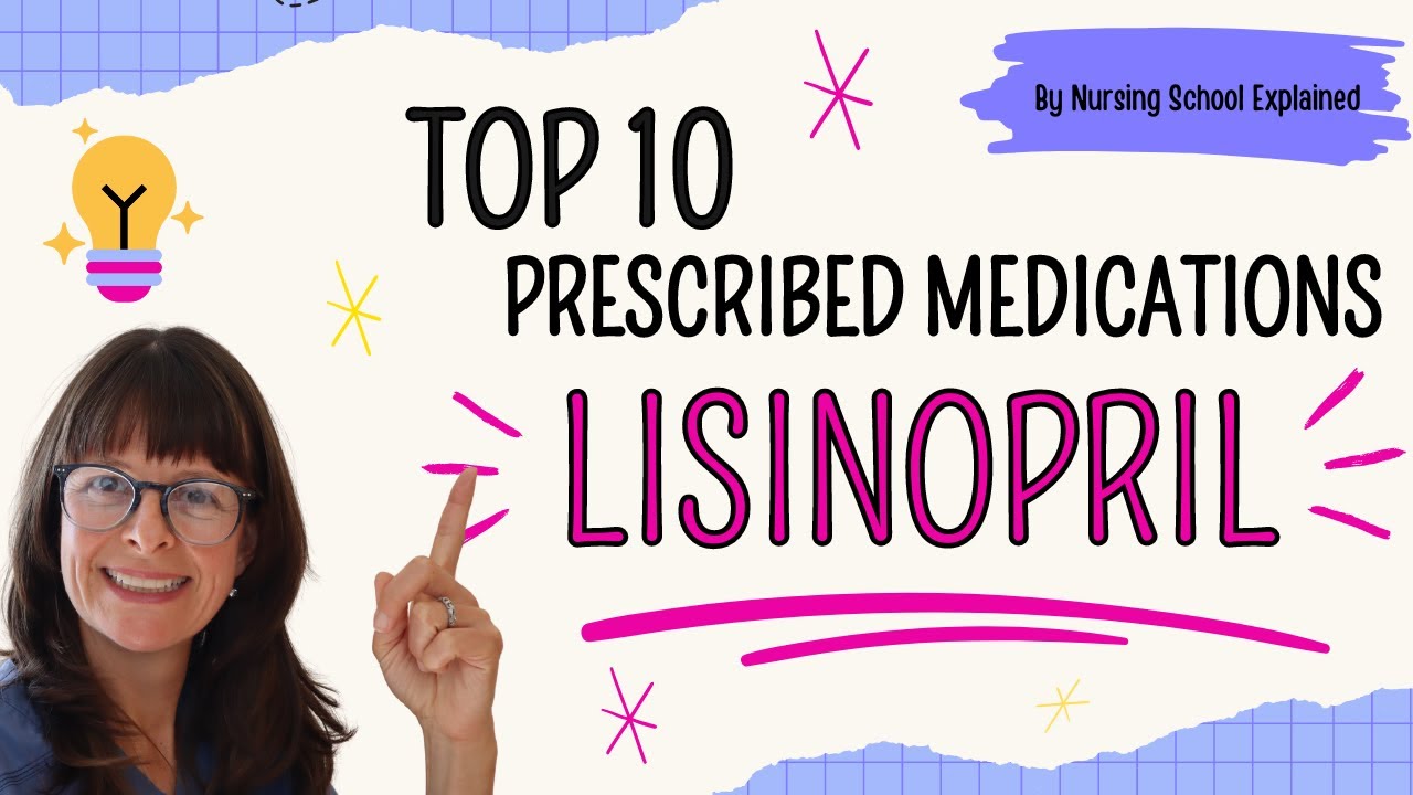 Top 10 Prescribed Medications: LISINOPRIL #pharmacology