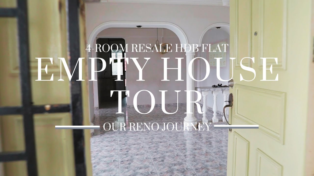 Empty House Tour 4-Room Resale HDB Flat | Our Home Renovation Journey