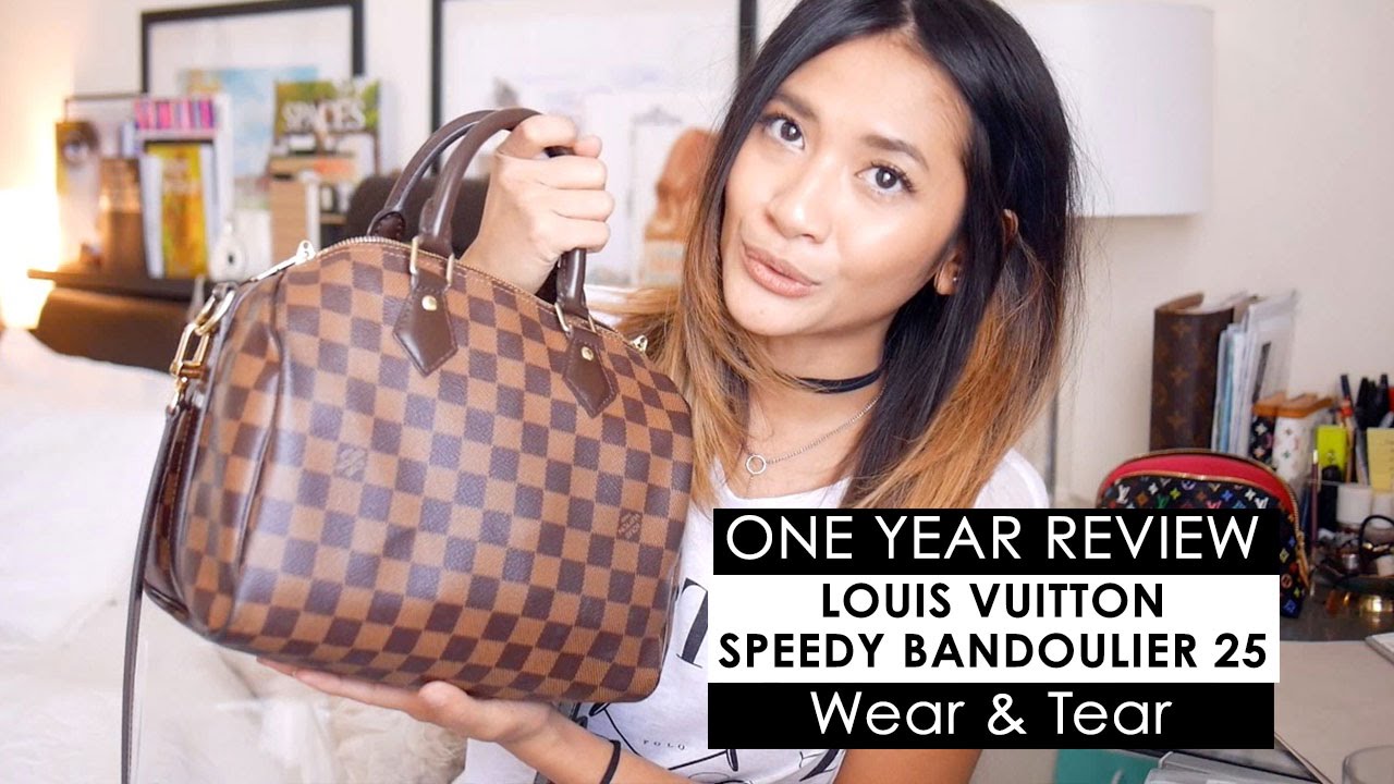 ОБЗОР ИЗНОСА ЗА ОДИН ГОД | Louis Vuitton Speedy B 25 + Что в моей сумке