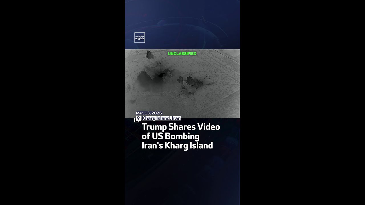 Trump Shares Video Of US Bombing Iran's Kharg Island