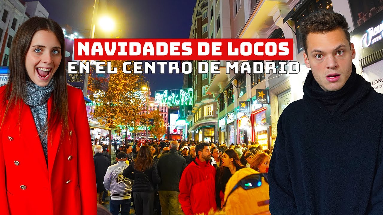 La NAVIDAD en MADRID es una LOCURA | Una MAREA HUMANA invade la capital española. ¡A TOPE DE GENTE!