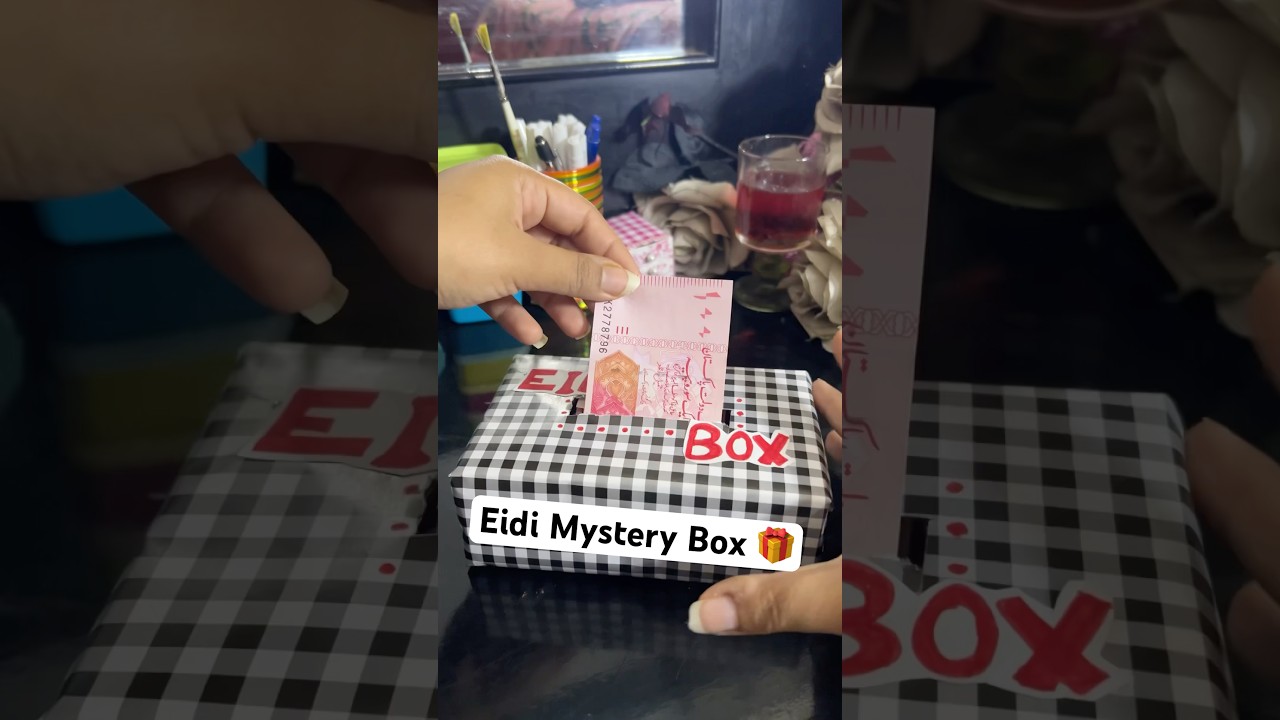 DIY ~ Eidi Mystery Box #shorts #money #lisa #eidmubarak #trending #eidi #mysterybox #blackpink #diy