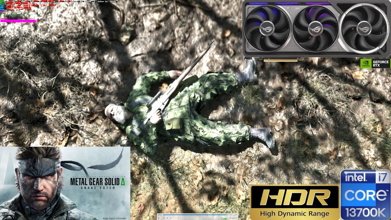 [5090|4K|HDR] Metal Gear Solid Delta - Snake Eater - The End Boss Fight (Extreme) [DLSS|RT|MFG|RR]