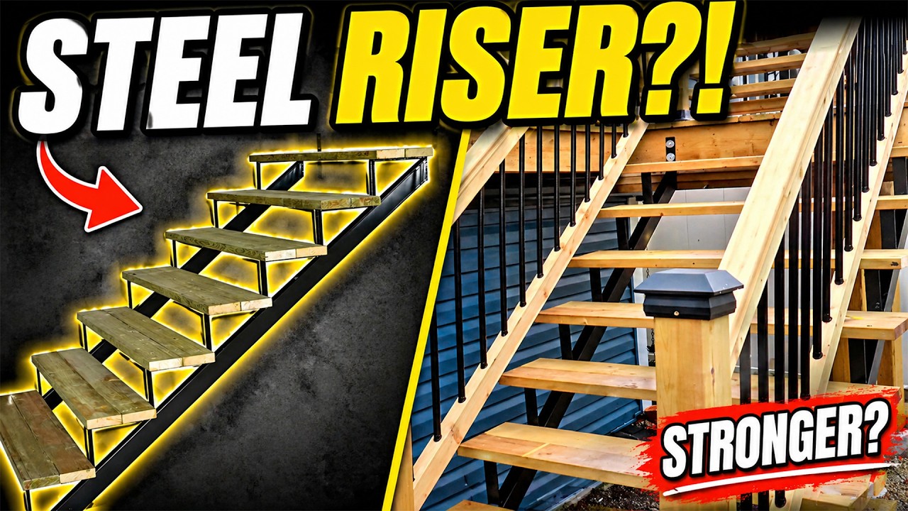 How to build a Steel Riser (Stringer) Staircase
