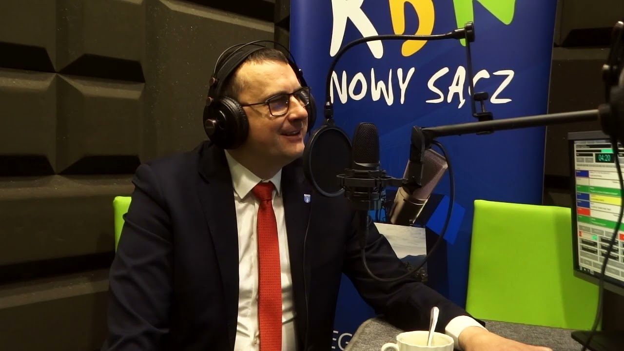Piotr Ryba, burmistrz Krynicy-Zdroju Słowo za słowo w RDN Nowy Sącz (4.11.2025)