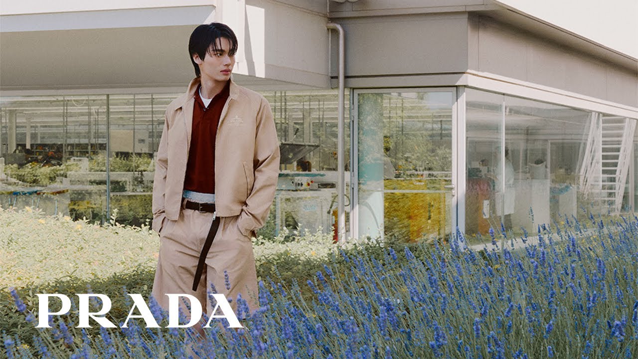 Prada Ambassador Win Metawin explores Prada's Industrial Headquarters in Tuscany