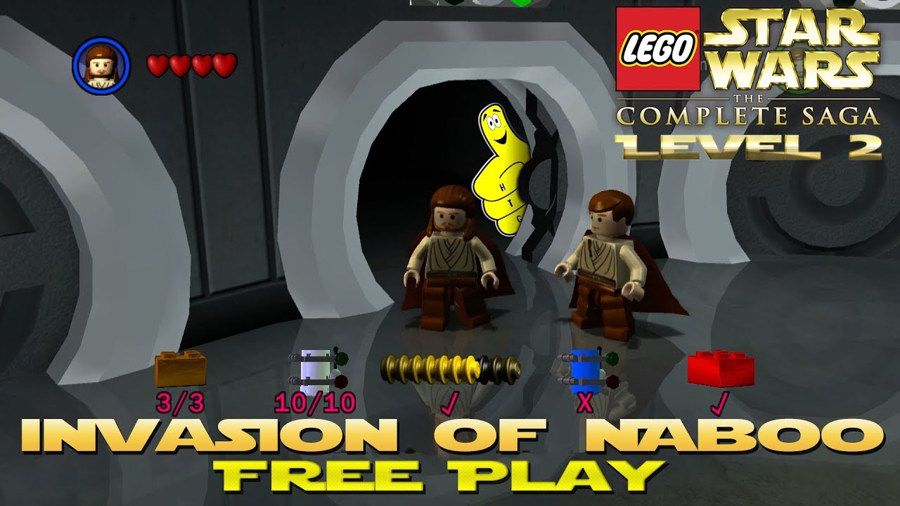 Lego Star Wars TCS: Эпизод 1, Глава 2 / Вторжение на Набу. БЕСПЛАТНАЯ ИГРА (Все предметы коллекци...