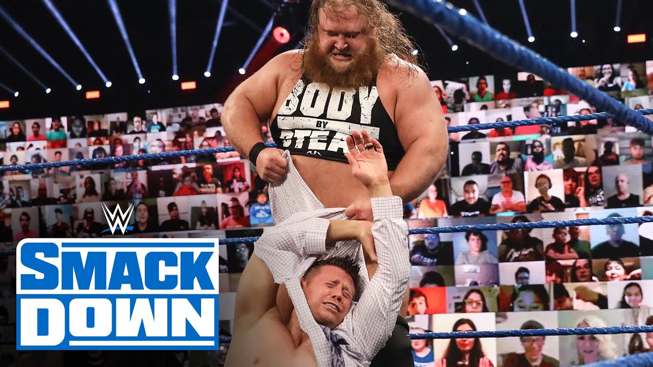 Otis barrels through The Miz & John Morrison on “The Dirt Sheet”: SmackDown, Sept. 18, 2020