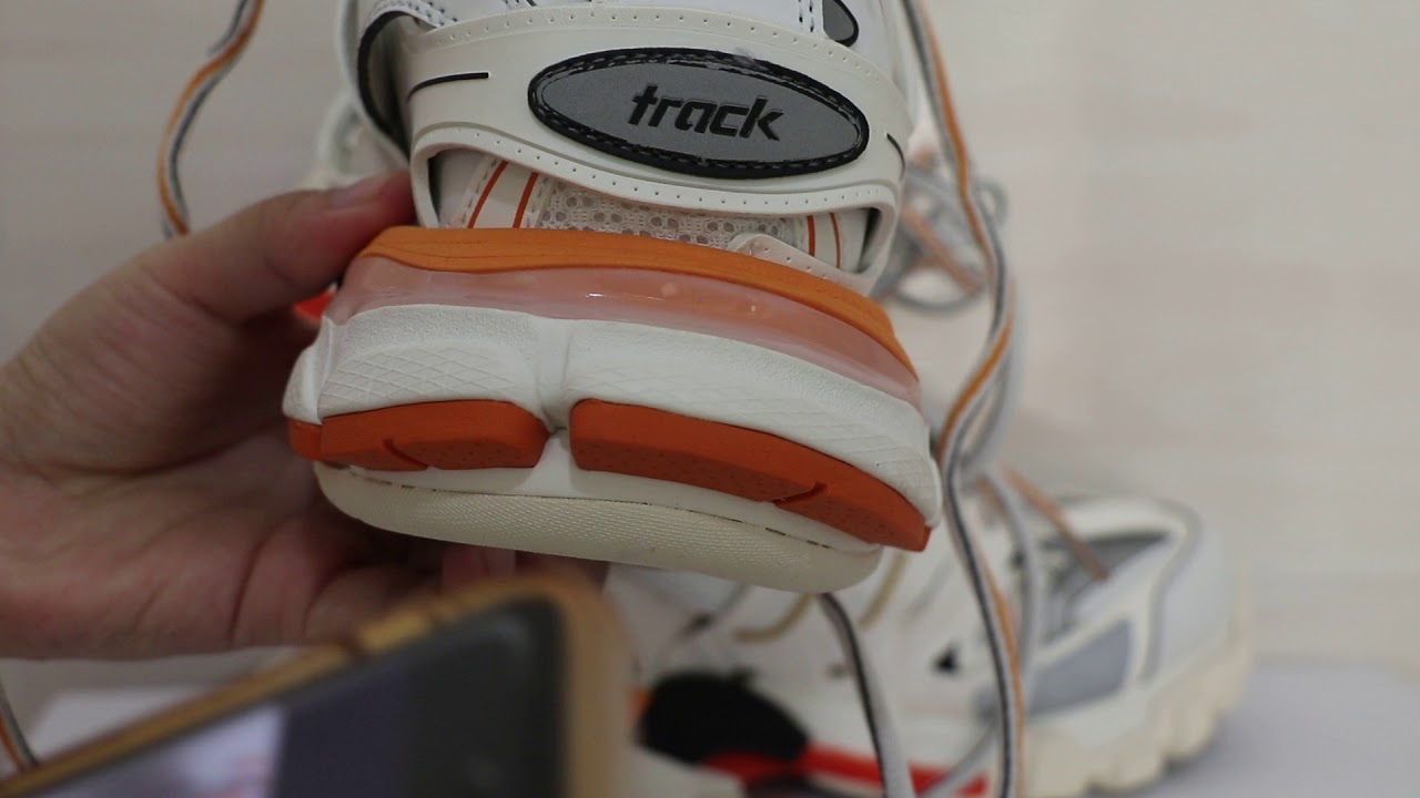 Balenciaga Track Runner  Sneakers Orange White  Unboxing Review!