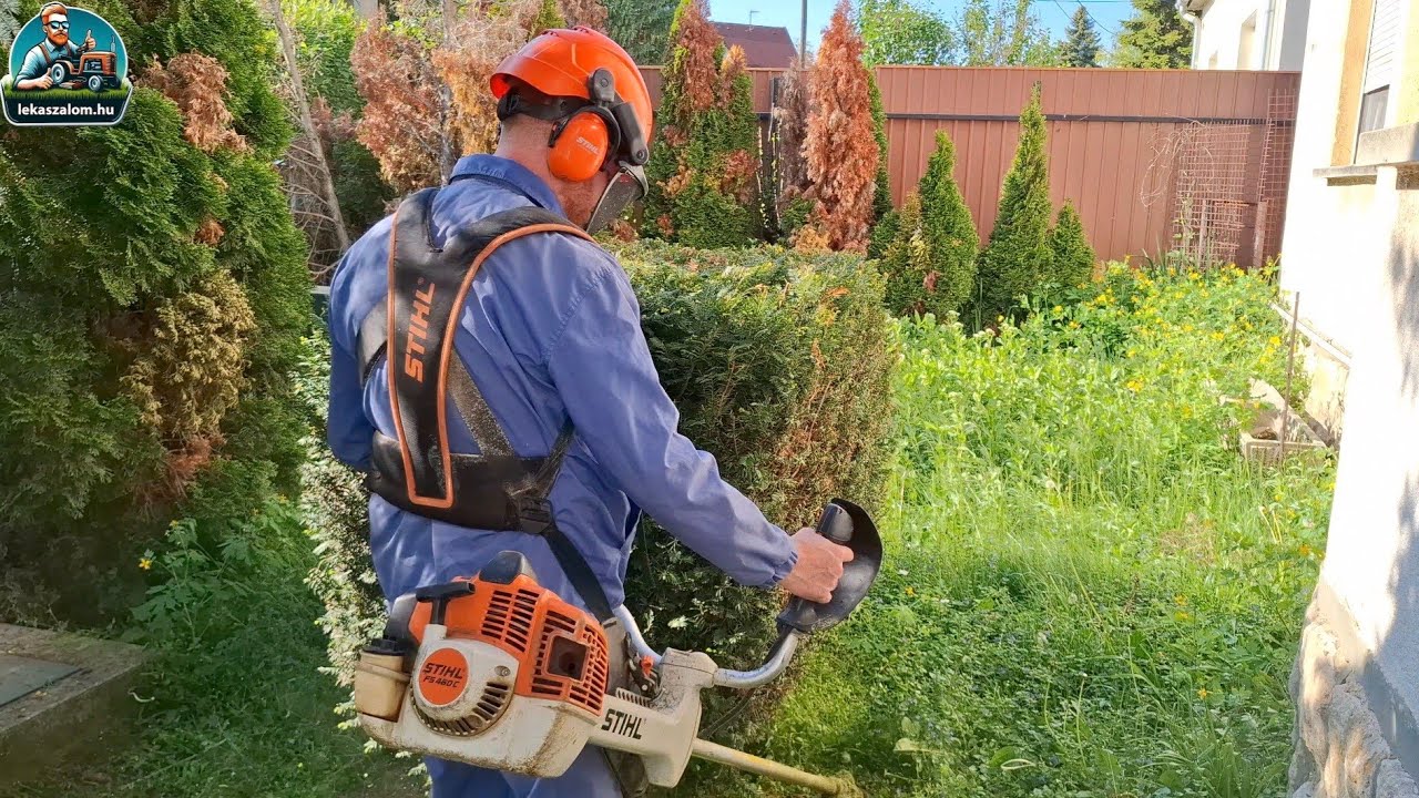 Stihl FS-460 akcióban a kínai 