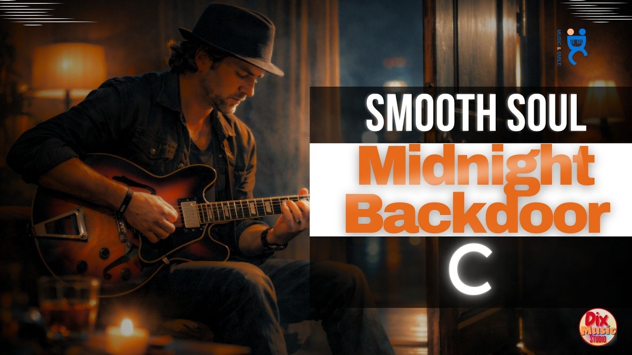Midnight Backdoor – Smooth Soul Backing Track in C (72 BPM)