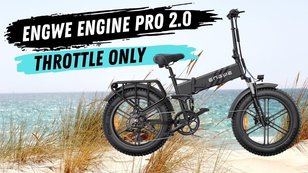 Как далеко Engwe Engine Pro 2.0 может проехать на одной лишь тяге?
