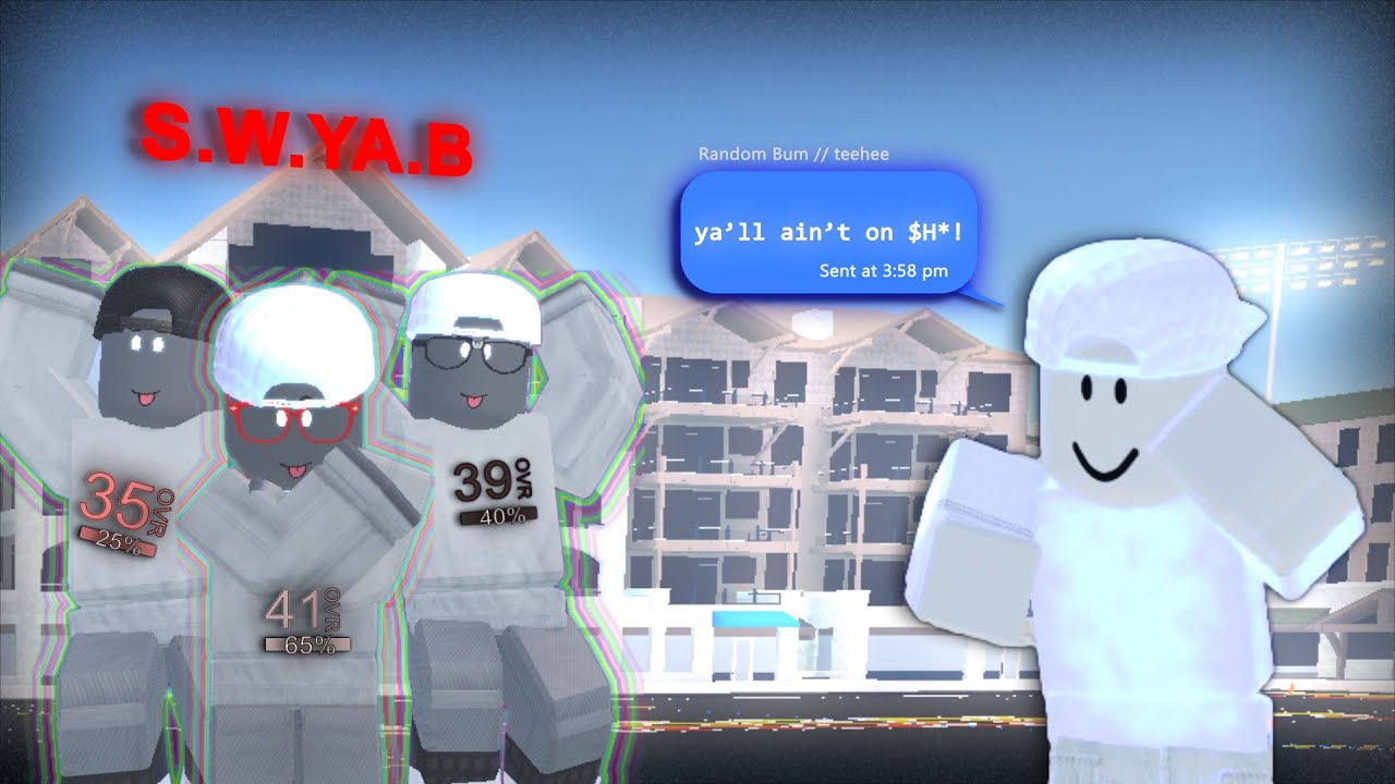 GOING UNDERCOVER as SMURFS in ULTIMATE FOOTBALL (Park Takeover #3) Roblox