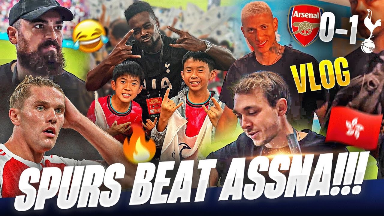 EXPRESSIONS DESTROYS AFTV AT THE STADIUM! Tottenham 1-0 Arsenal | Hong Kong Match Day Vlog
