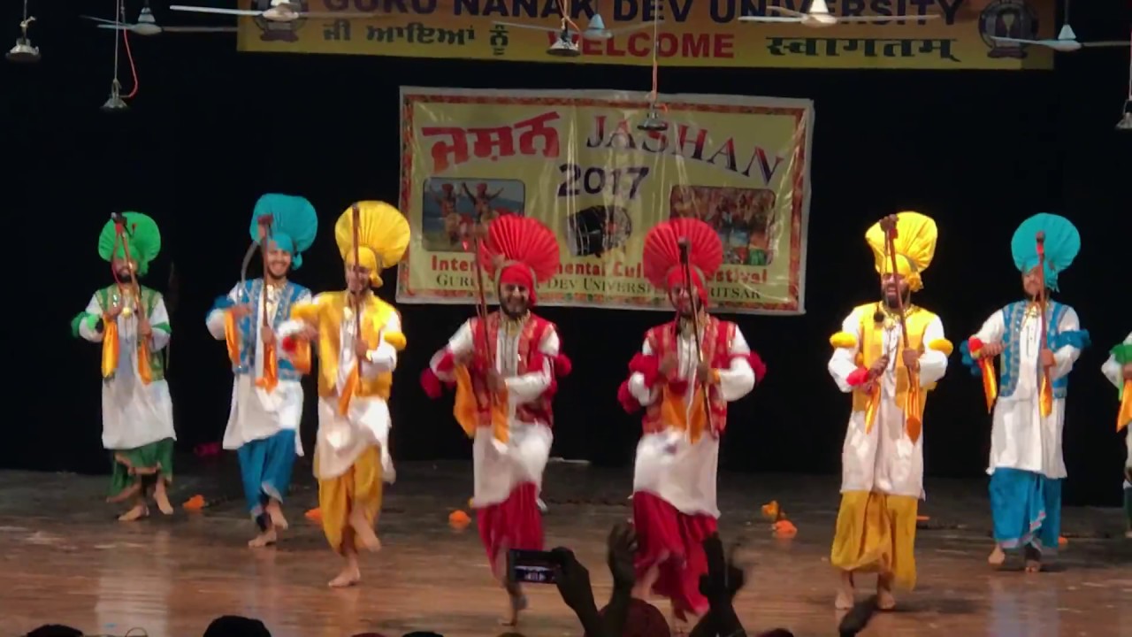 GNDU Jashan 2017 || Bhangra Performance || Electronics Dept. || WINNERS ||