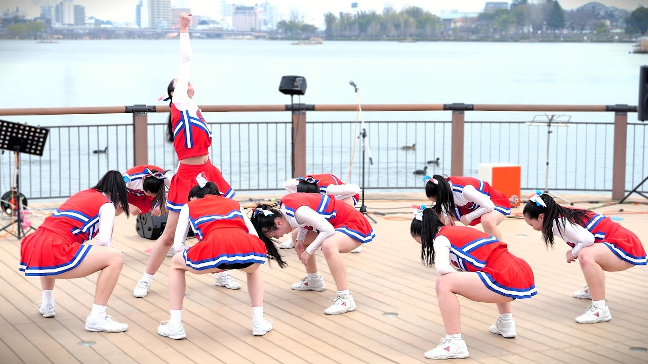 明秀学園日立高等学校 ダンス部 Blue Fairies「This is Me」＠楽市楽座in千波公園黄門像広場 2024/03/17