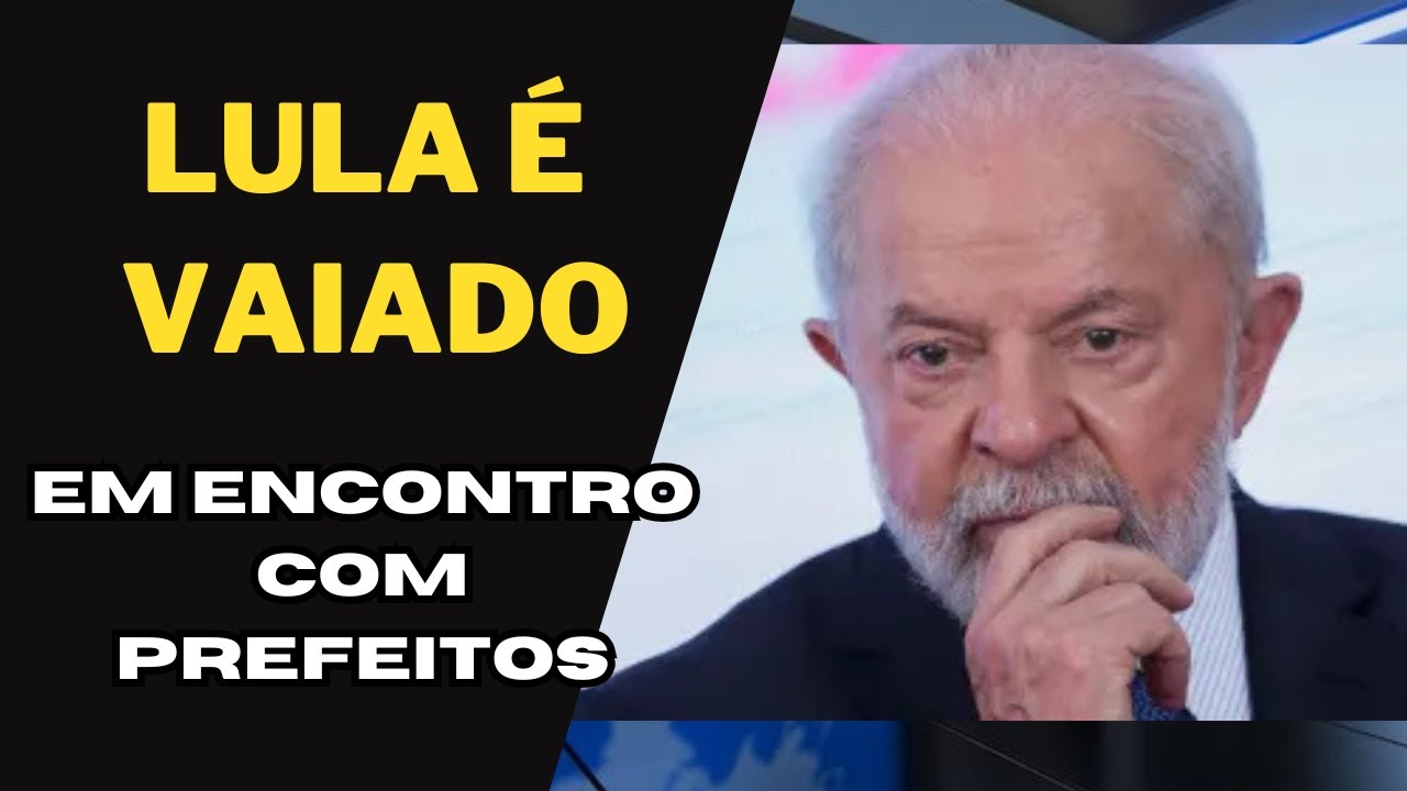 Lula &eacute; VAIADO em evento com prefeitos - TENS&Atilde;O no governo aumenta