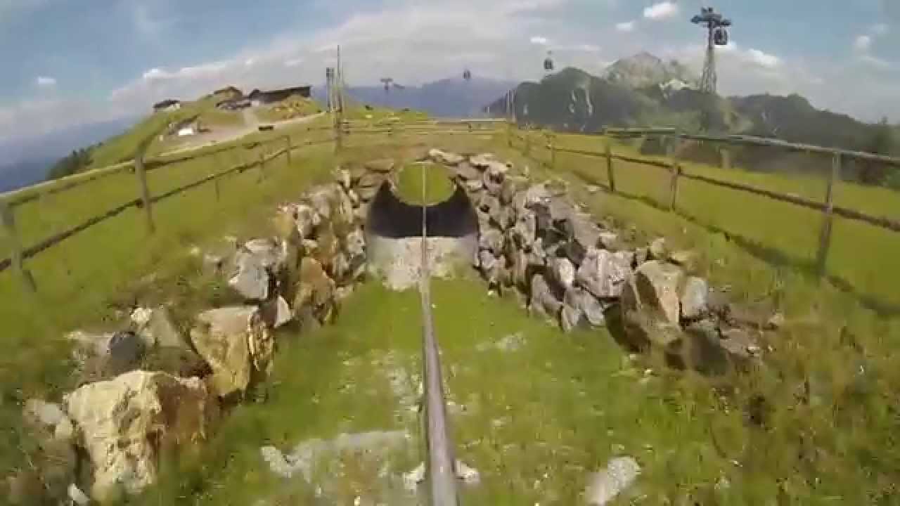 Braso (Brandauer) Sommerrodelbahn Pendolino Nassfeld 2015 POV Onride