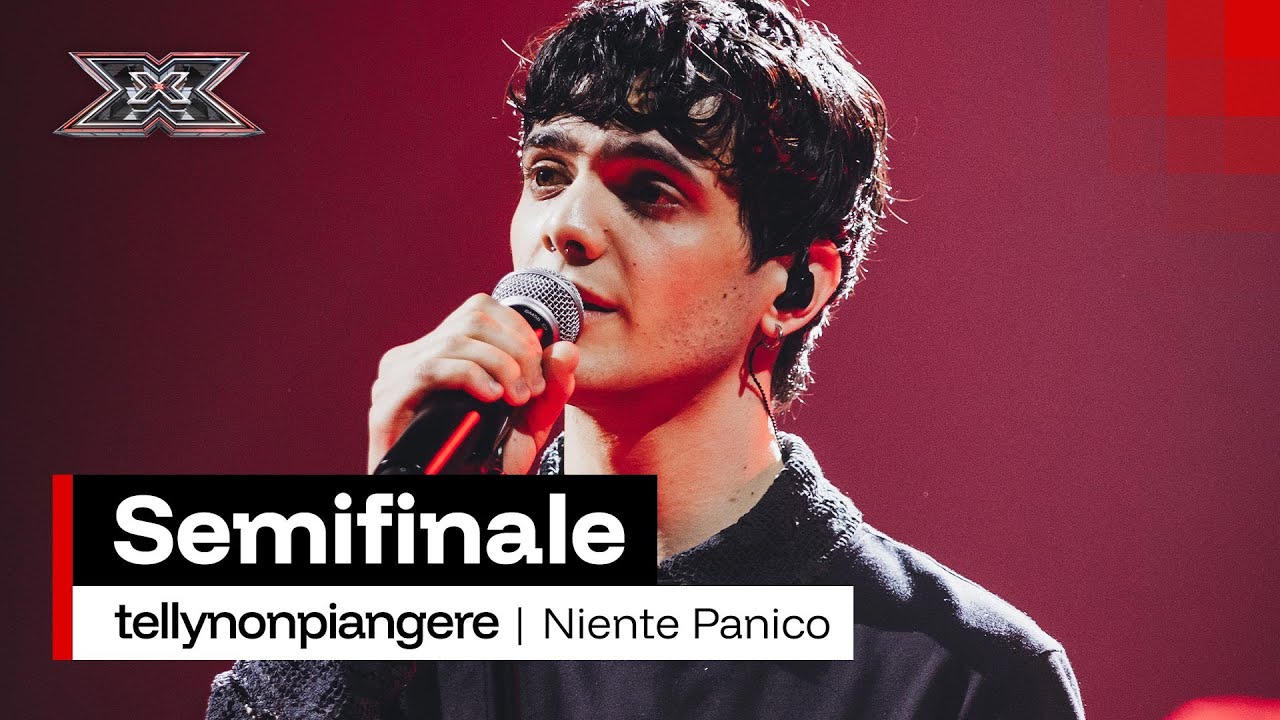 tellynonpiangere canta “Niente Panico” di Ghali | X Factor 2025 Semifinale