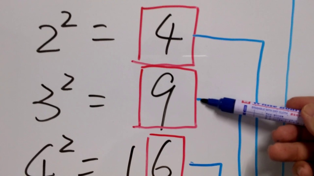 【教學】超神3~4位數開根號(2位數平方)速算-初階