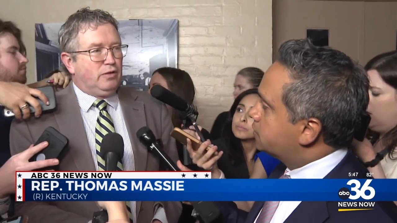 Rep. Thomas Massie calls for Speaker of the House Mike Johnson to step down 041624