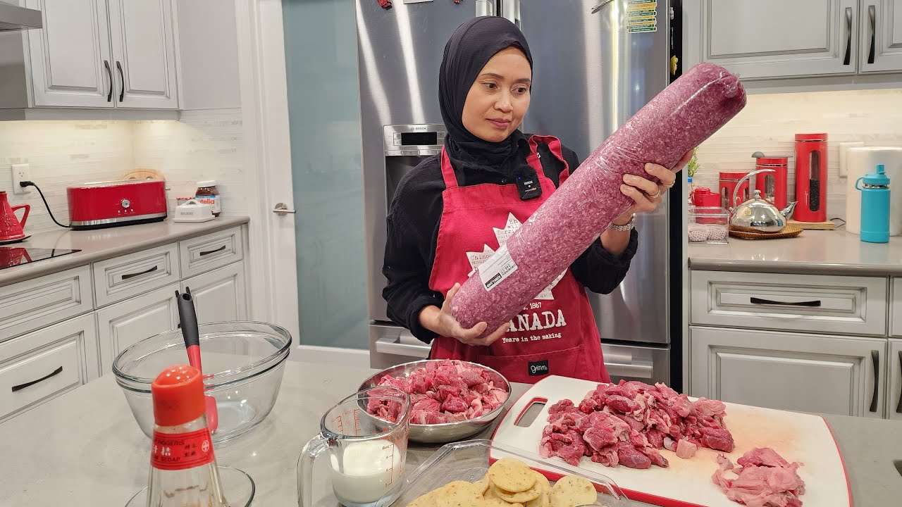 Ngadon Daging 4.5 kg bikin Burger.