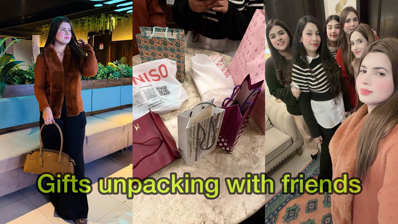 Gift unboxing with friends | one dish kitty party with friends💕❤️💕