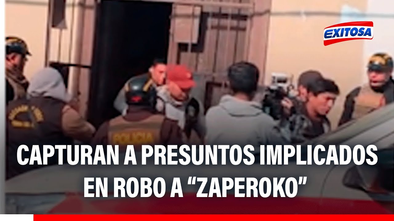 🔴🔵 Callao: Capturan a presuntos implicados en robo a Orquesta Zaperoko