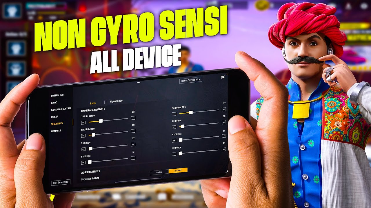 ScarFall 2.0 Non Gyro Sensitivity Settings 🔥 Best Sensitivity For All Low-End Devices | No Recoil