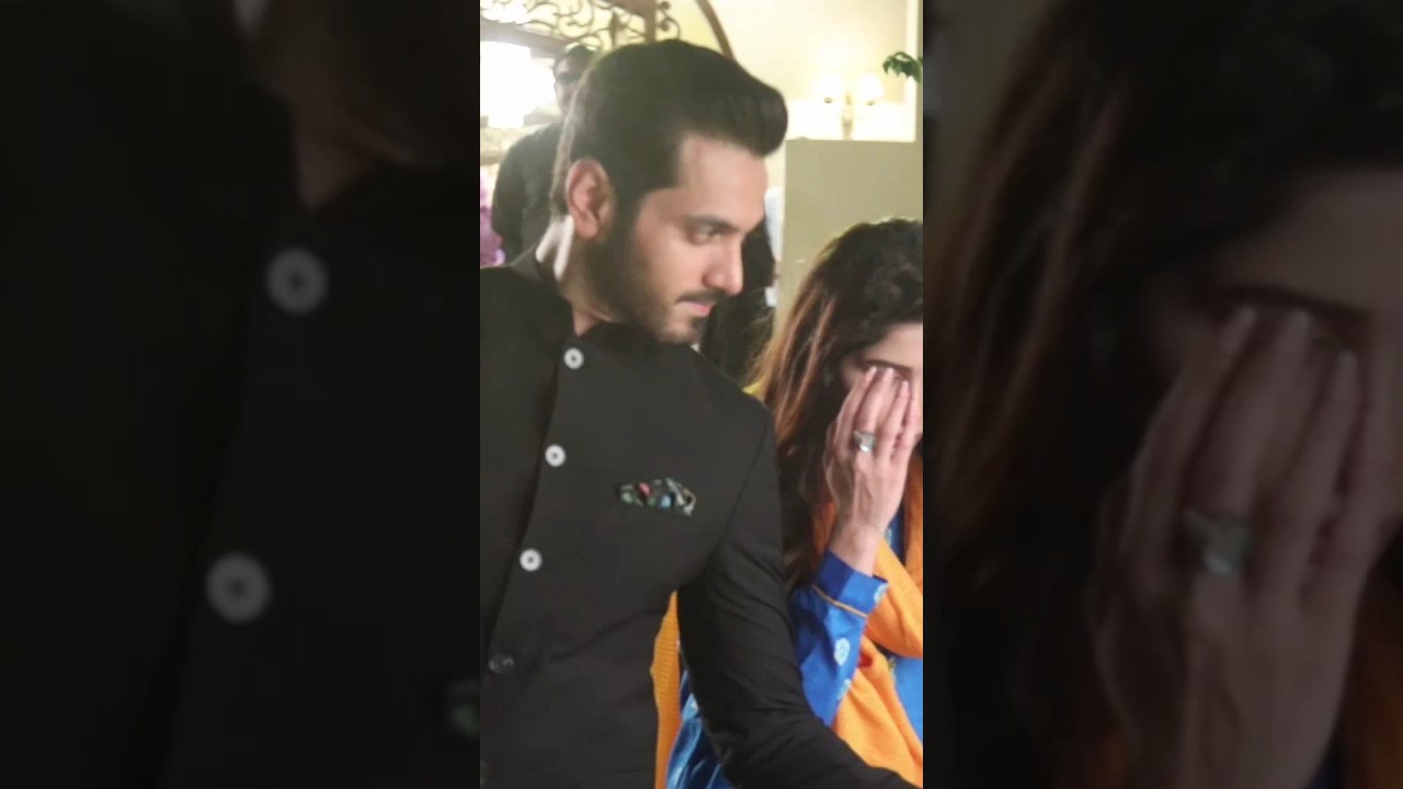 wahaj ali and azekah daniel #bts #shorts #fun #drama