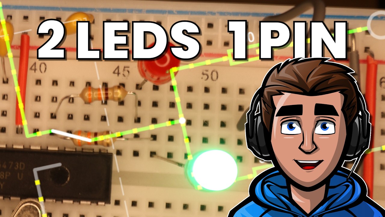 Controlling 2 LEDs With 1 Arduino GPIO Pin! | CEE #005