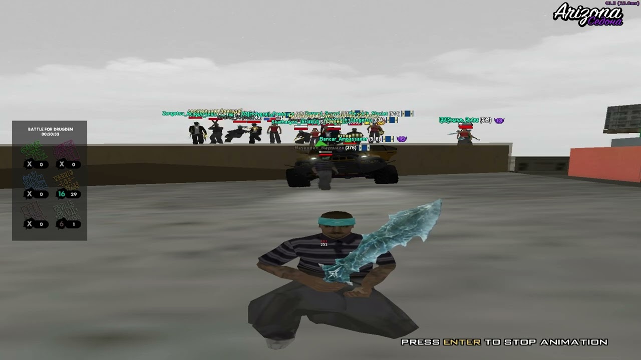 БУЛЬДОЗЕР ВЫШЕЛ ПОСЛЕ 1 ФАЙТА НА БИТВЕ ЗА ПРИТОН {Arizona rp Sedona} - gta in desc // neso