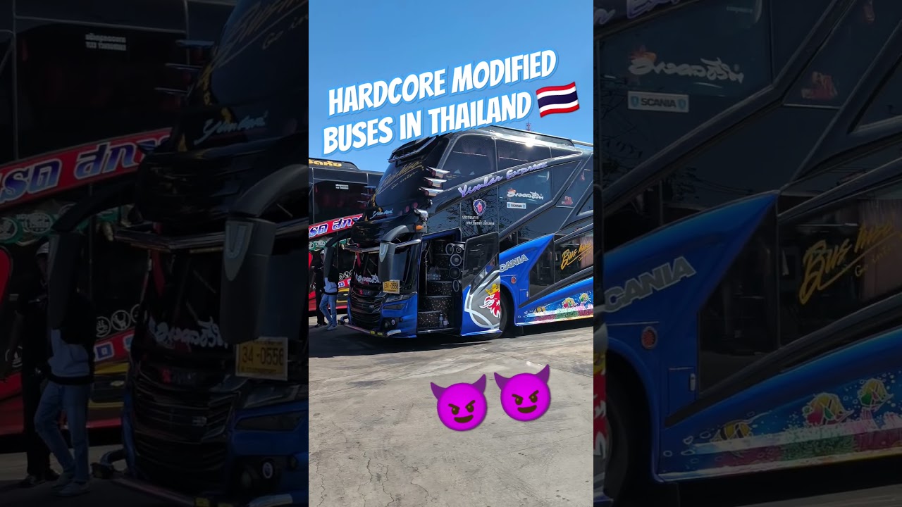 Thai buses are 🔥🔥 