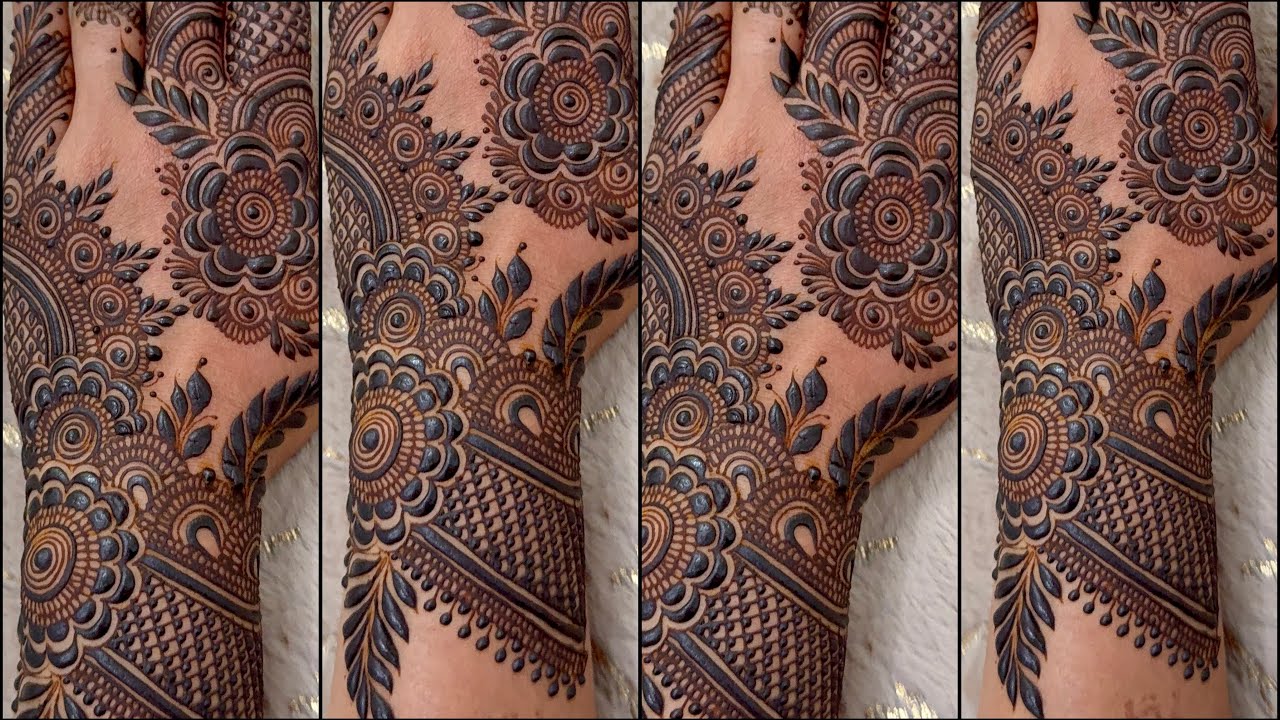 New Back Side Mehndi Design | Simple And Unique Back Hand Mehndi Design | Back Hand Mehndi Design 