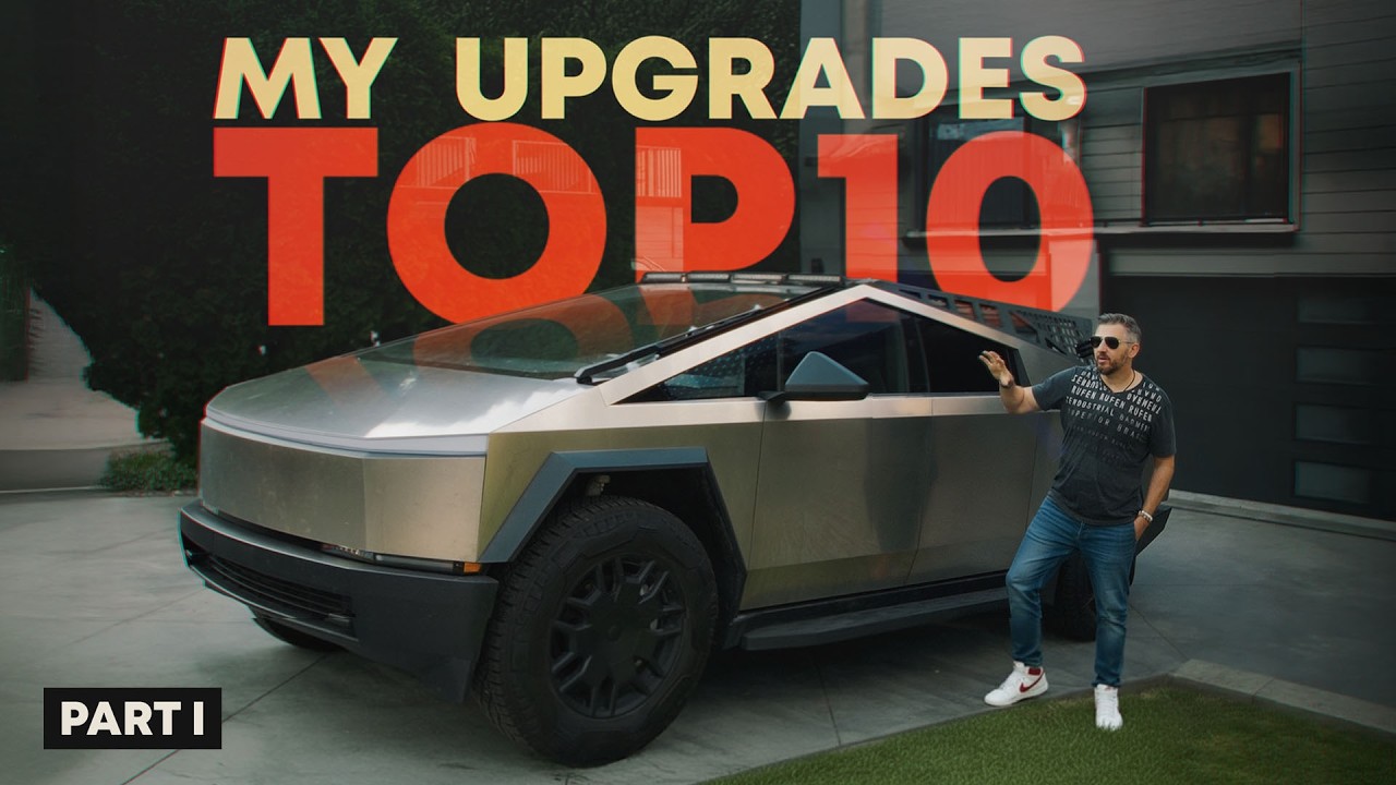 ТОП-10 лучших аксессуаров для Tesla CYBERTRUCK 📐, часть I