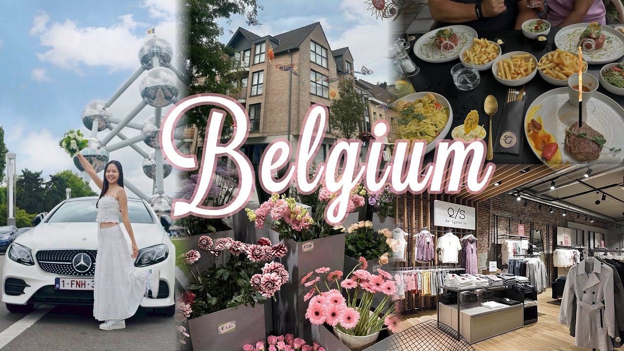 เที่ยว Belgium 1 วันเต็ม! 🇧🇪✨ ชมร้านดอกไม้ แวะAtomium หาของอร่อย~ 🌷 | Merchtem · Brussel · Vilvoorde