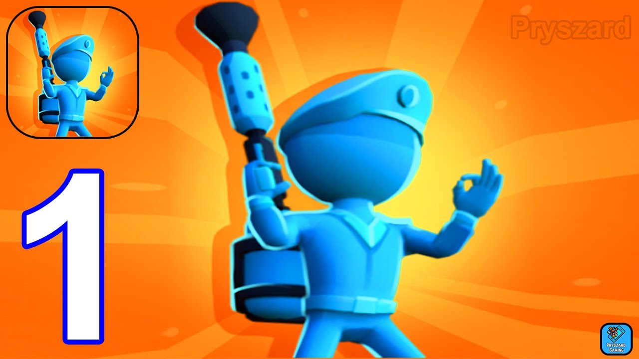 Plastic Army Battle Simulator - Gameplay Walkthrough Part 1 Levels 1-2 Army Commander (iOS,Android)
