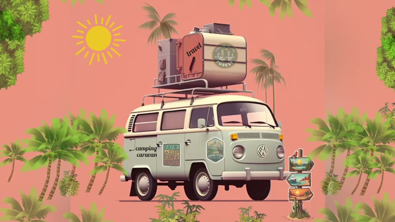 ORMANDA DOĞADA GÜNEŞİN ALTINDA KARAVANLA İLERLİYORUZ...