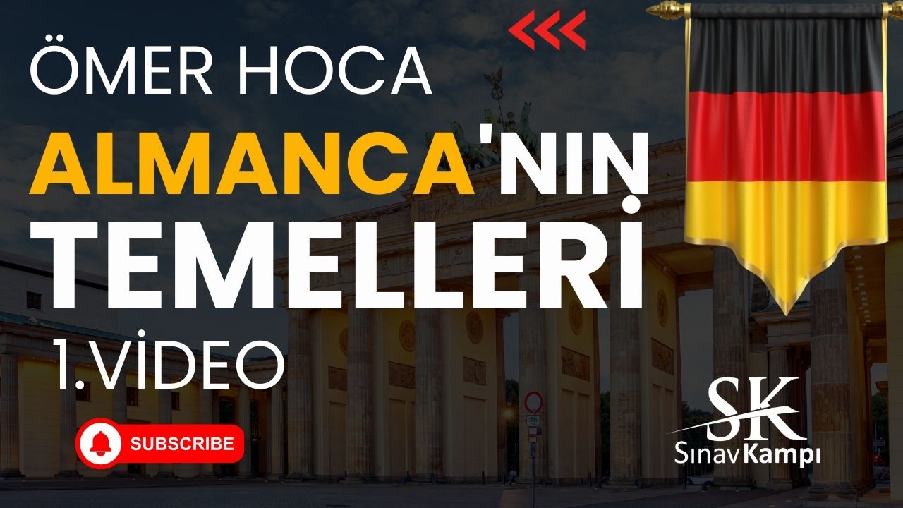ALMANCA'NIN TEMELLERİ - DEMO DERS I ÖMER HOCA