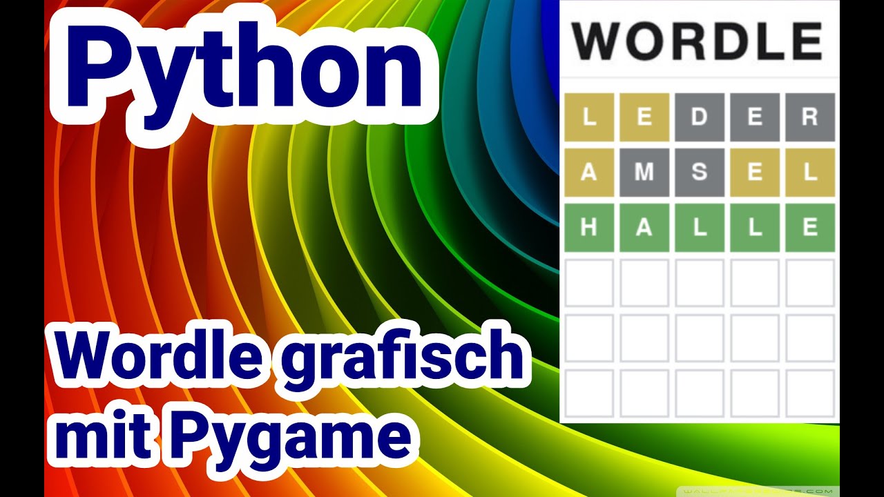 Python Tutorial deutsch, Wordle