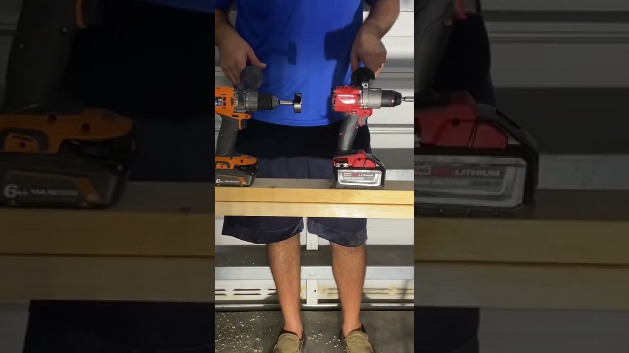 Ridgid High Torque Brushless Hammer Drill vs Milwaukee Fuel Brushless Hammer Drill